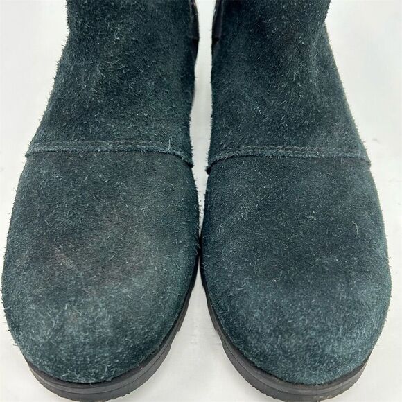 Sorel Emelie Black Leather Chelsea Boots Girls Size 5 Multicolor Rainbow Stars - Picture 6 of 14